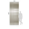 WPC Płyta Węglowa Silver Plate Połysk 280x110