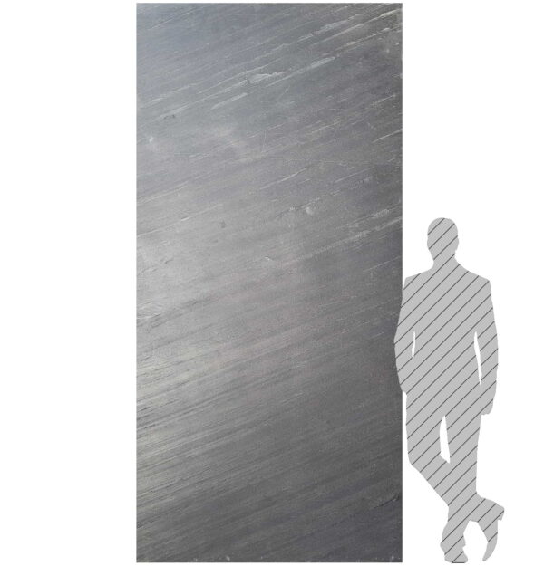 Fornir kamienny Line Black 122x305x0,2 cm