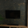 Fornir kamienny Black Slate Gold 122x61x0,2 cm