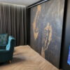 Fornir kamienny Black Slate Gold 122x244x0,2 cm