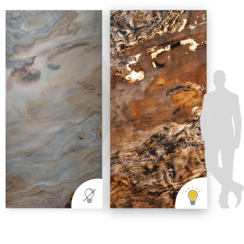 Fornir kamienny Indian Autumn 244x122x0,2 cm Przezroczysty