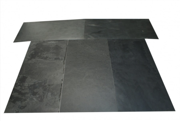 Fornir kamienny Black Slate 30x60x0,2 cm Samoprzylepny
