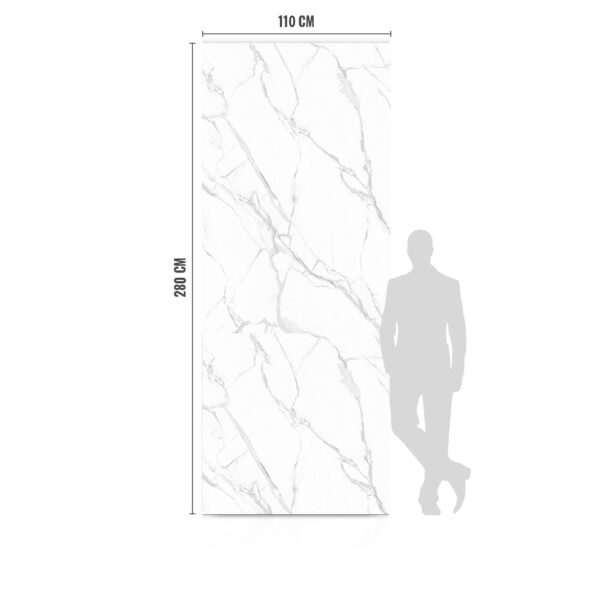 WPC Płyta Węglowa Marble Matowa 280x110 cm