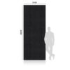 WPC Płyta Węglowa WPC BLACK WOOD 280x110 cm