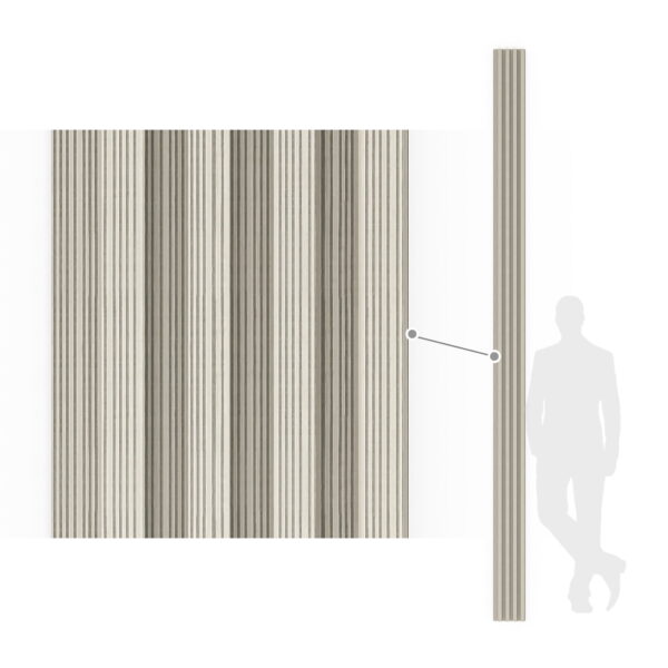 Lamele Stripes 300x15,3x2,4 cm