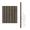 Lamele Dark Wave 300x15,7x1,8 cm
