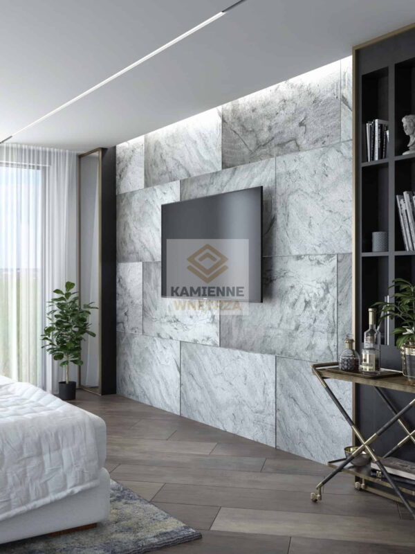 Fornir kamienny Silver Grey 122x61x0,2 cm Przezroczysty