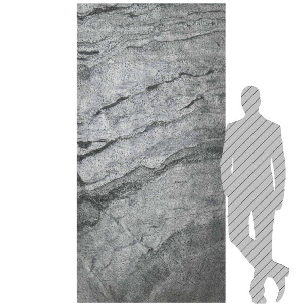 Fornir kamienny Silver Grey 244x122x0,2 cm Przezroczysty
