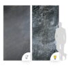 Fornir kamienny Silver Grey 244x122x0,2 cm Przezroczysty