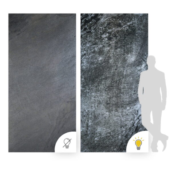 Fornir kamienny Silver Grey 244x122x0,2 cm Przezroczysty