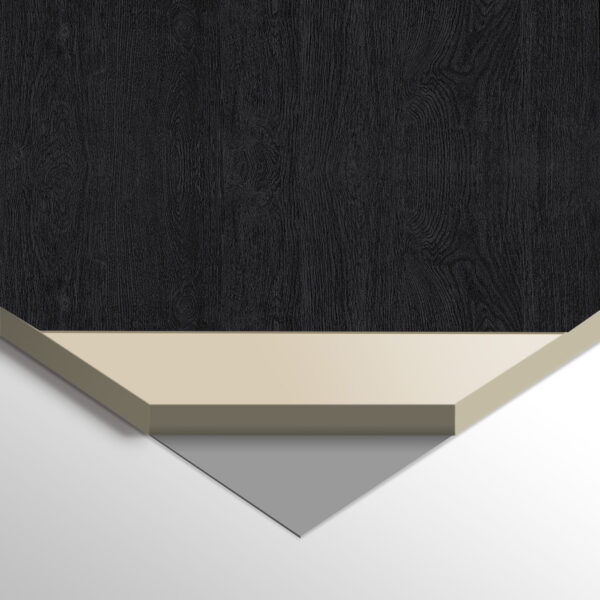 WPC Płyta Węglowa BLACK WOOD 280x112 cm FastClick