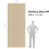 WPC Płyta Węglowa Light Wood Matowa 280x112 cm FastClick