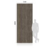 WPC Płyta Węglowa Dark Wood Matowa 280x112 cm FastClick
