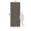WPC Płyta Węglowa Dark Wood Matowa 280x112 cm FastClick