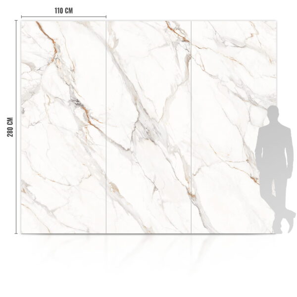 8630 SPC Płyta Węglowa Gold Vein Polerowana 280x112