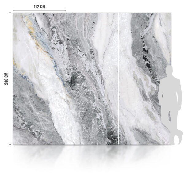 SPC Płyta Węglowa Sea Foam Polerowana 280x112